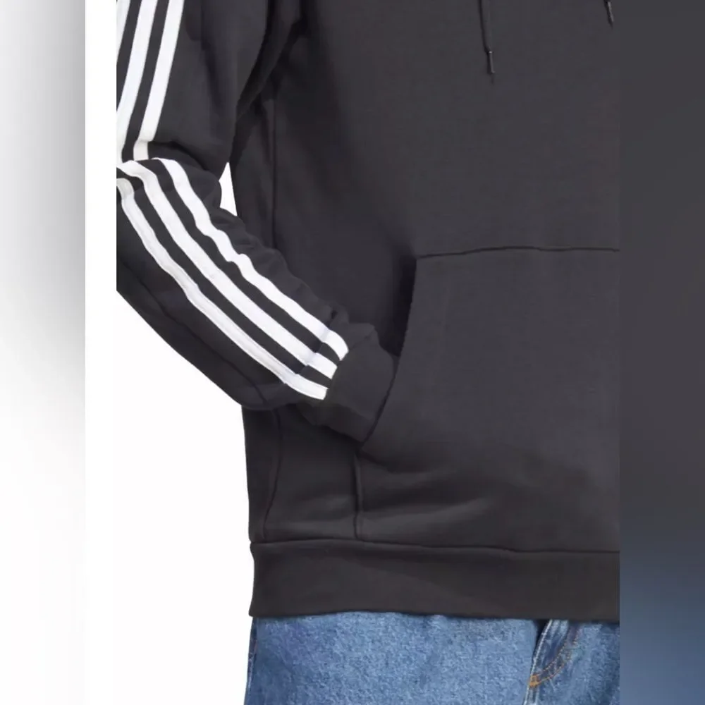 Adidas Three Stripe Hoodie Black  XL NWT IN PACKAGE